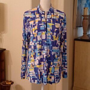 EUC! Jamie Sadock Simplicite Long Sleeve Golf/Tennis/Leisure Shirt Size XL